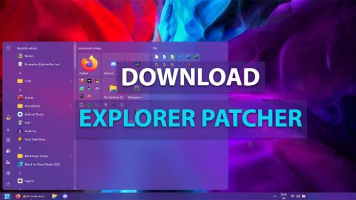 Where can I download ExplorerPatcher?